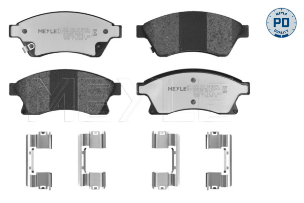 Placute frana MEYLE 025 250 3118/PD