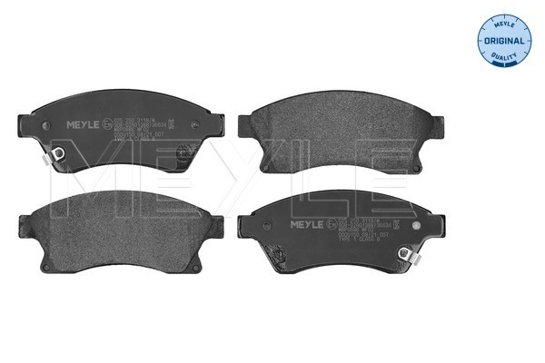 Placute frana MEYLE 025 250 3118/W