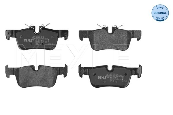 Placute frana MEYLE 025 253 3116