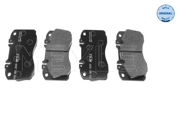 Placute frana MEYLE 025 291 2222