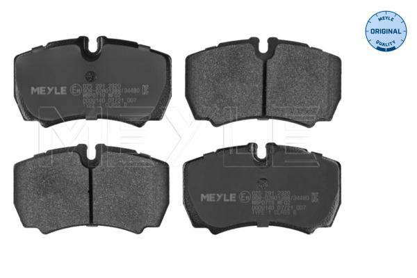 Placute frana MEYLE 025 291 2320