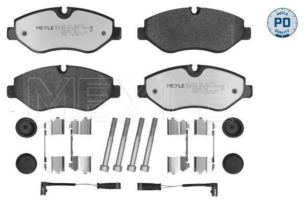Placute frana MEYLE 025 291 9220/PD