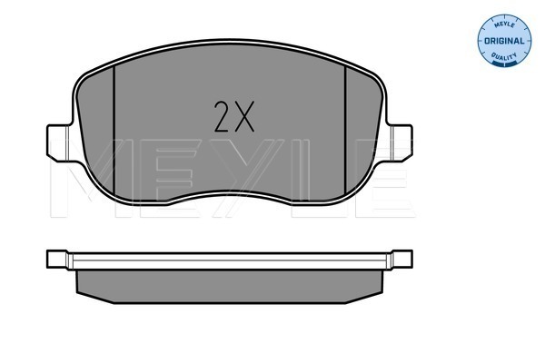 Placute frana MEYLE 0252026119/W