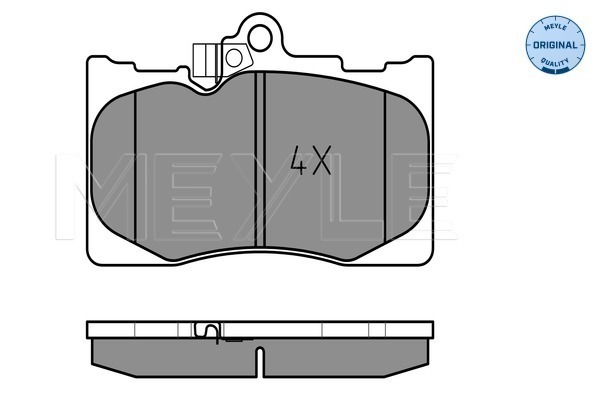 Placute frana MEYLE 0252032517/W