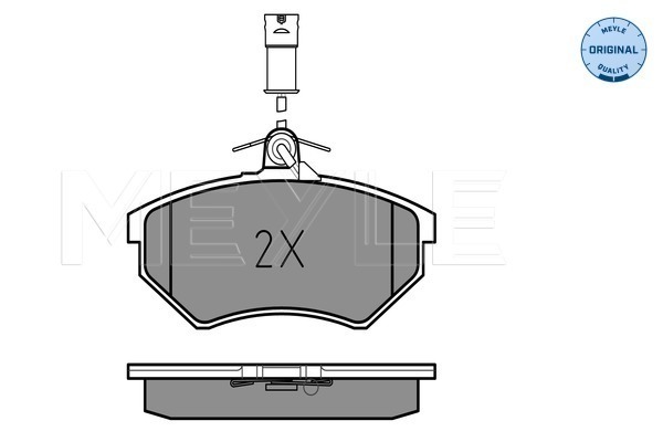 Placute frana MEYLE 025 209 0119/W