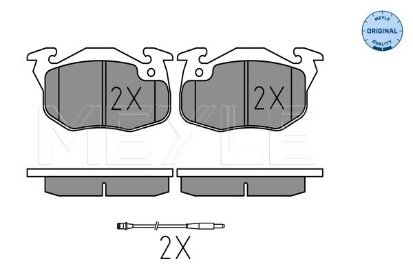Placute frana MEYLE 0252090518/W
