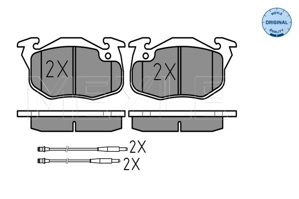 Placute frana MEYLE 0252090618/W