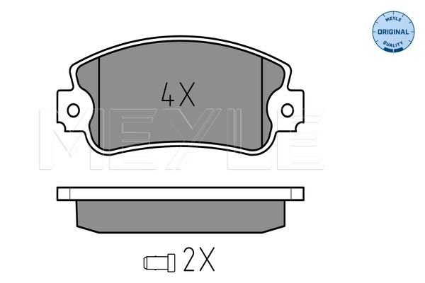 Placute frana MEYLE 0252095018/W