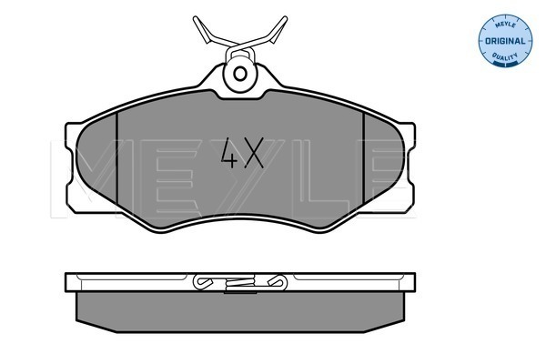 Placute frana MEYLE 0252097919