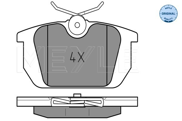 Placute frana MEYLE 0252110314