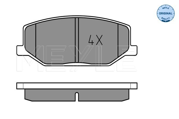 Placute frana MEYLE 0252114215
