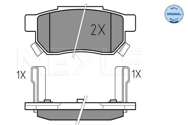 Placute frana MEYLE 0252131313/W