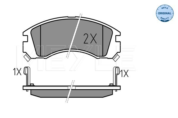 Placute frana MEYLE 0252136315/W