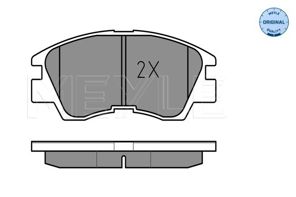 Placute frana MEYLE 0252137316/W