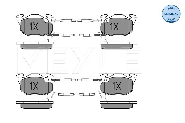 Placute frana MEYLE 0252141418/W
