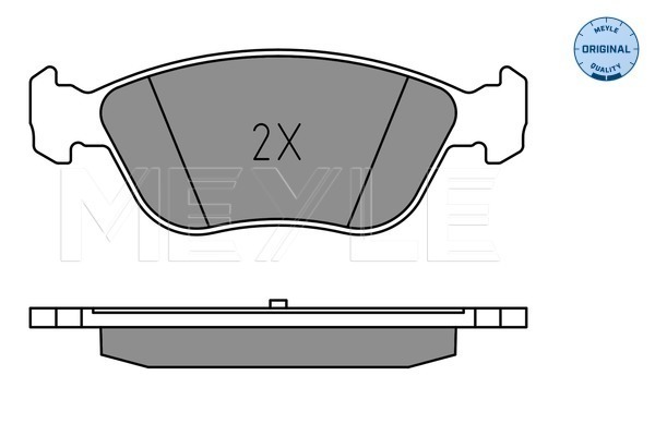 Placute frana MEYLE 0252149219