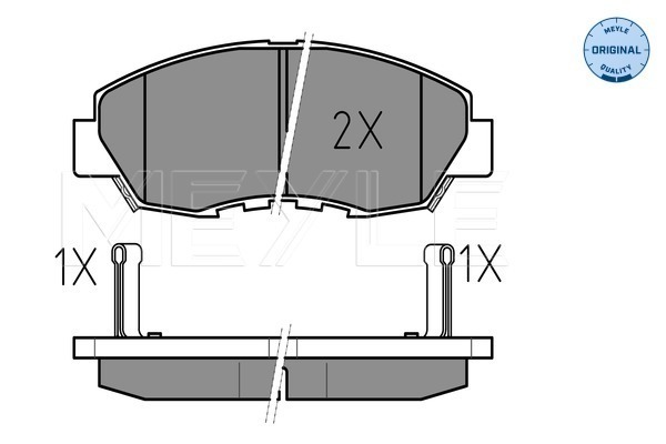 Placute frana MEYLE 0252149918/W