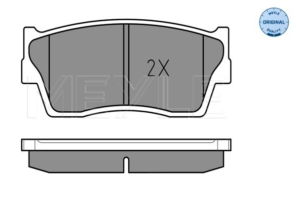 Placute frana MEYLE 0252150014/W