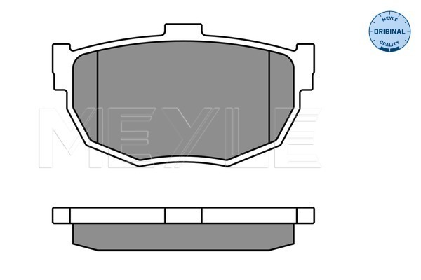Placute frana MEYLE 0252155314/W