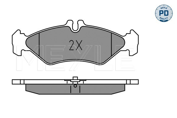 Placute frana MEYLE 0252162117/PD