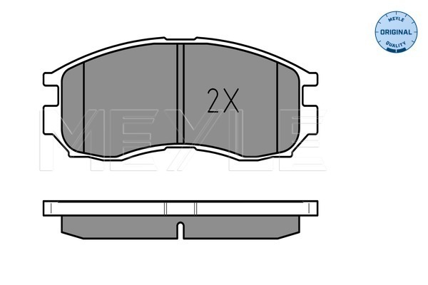 Placute frana MEYLE 0252164716/W