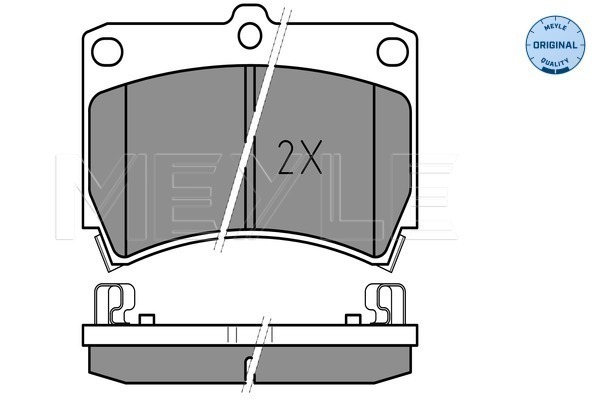 Placute frana MEYLE 0252165415/W
