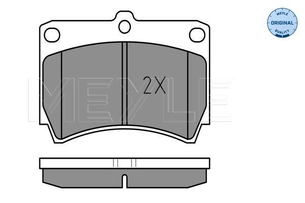 Placute frana MEYLE 0252165415/W