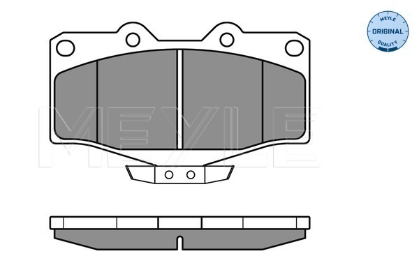 Placute frana MEYLE 0252167915/W