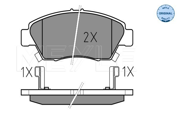 Placute frana MEYLE 0252169416/W