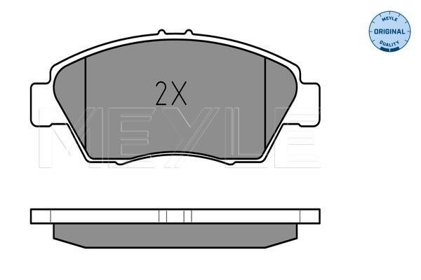 Placute frana MEYLE 0252169416/W