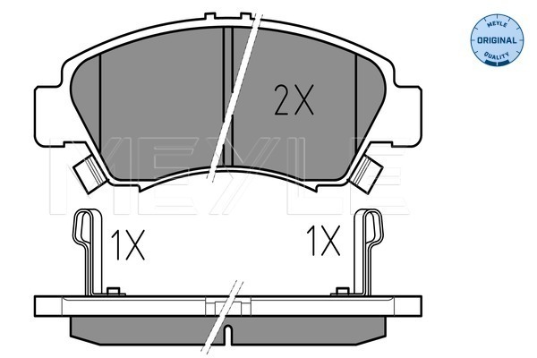 Placute frana MEYLE 0252169715/W
