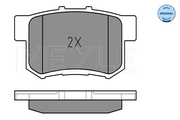 Placute frana MEYLE 0252171914/W