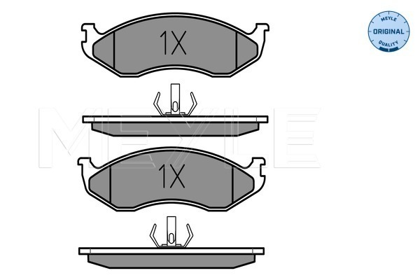 Placute frana MEYLE 0252182217