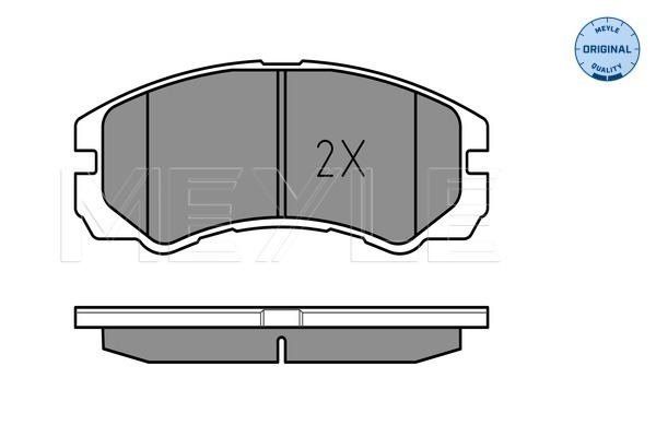 Placute frana MEYLE 0252184516/W