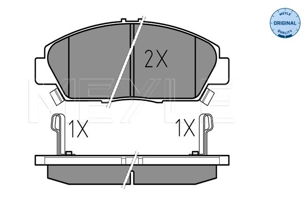 Placute frana MEYLE 0252187918/W