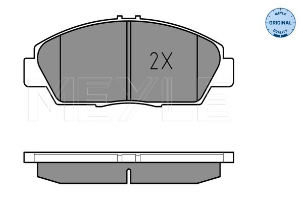 Placute frana MEYLE 0252187918/W