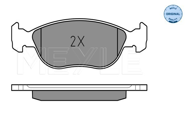 Placute frana MEYLE 0252192717/W