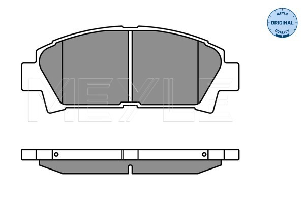 Placute frana MEYLE 0252196115/W