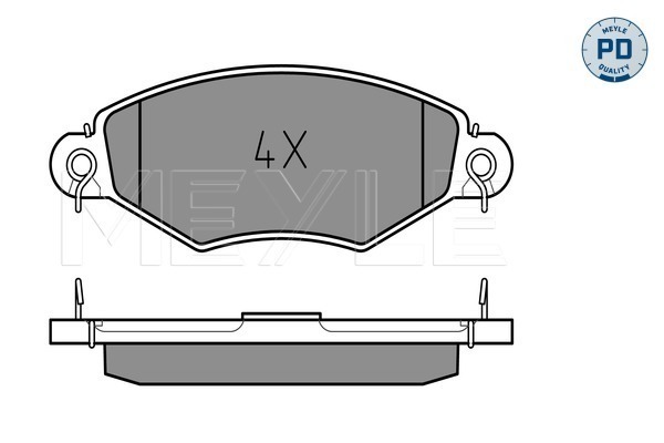 Placute frana MEYLE 0252198018/PD