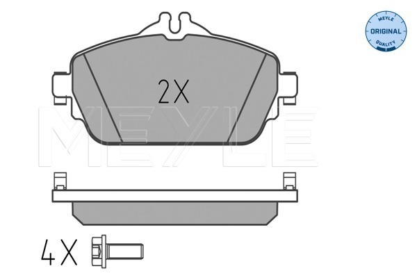 Placute frana MEYLE 0252203119