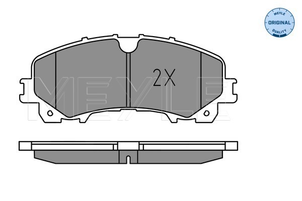 Placute frana MEYLE 0252211716