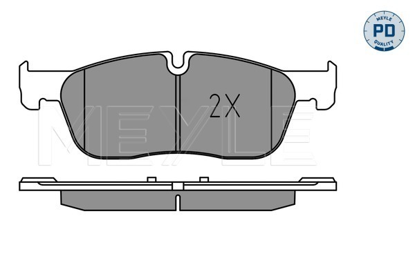 Placute frana MEYLE 0252214519/PD