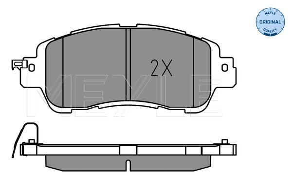 Placute frana MEYLE 0252223515