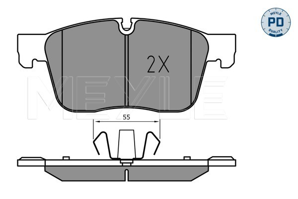Placute frana MEYLE 025 223 0218/PD