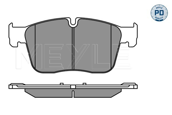 Placute frana MEYLE 0252230218/PD