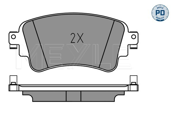 Placute frana MEYLE 0252230817/PD