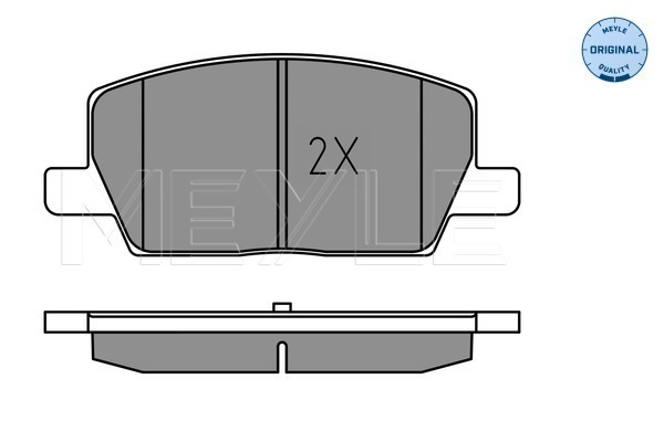 Placute frana MEYLE 0252231119