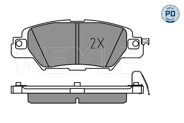 Placute frana MEYLE 025 223 3214/PD