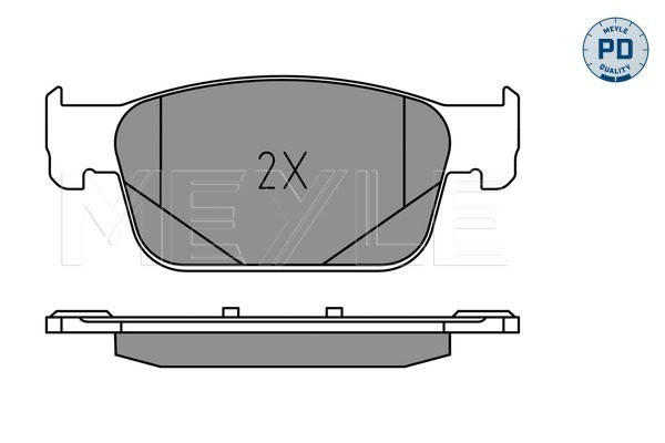 Placute frana MEYLE 0252238317/PD