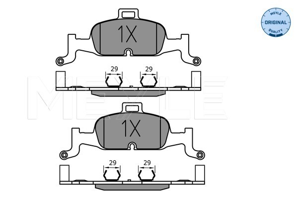 Placute frana MEYLE 025 224 0216